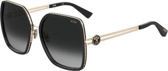 Moschino Stijlvolle zonnebril zwart frame - Dames - Zonnebrillen - Zwart - 57 MM - Accessoires