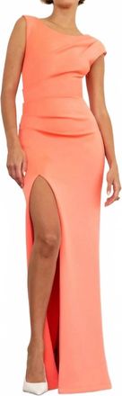 Black Halo Braden Gown In Coral