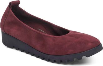 Aetrex Womens Brianna Flats In Burgundy