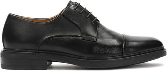 Kazar Zwarte halfhoge laarzen met overlappende tenen - Heren - Nette schoenen - Zwart - 40 EU - Leer - Schoenen