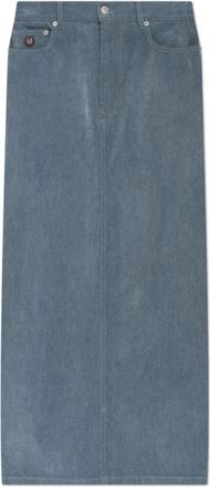 Moschino Rokken, Dames, Blauw, S, Denim, Denim rok