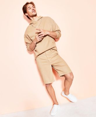 Royalty by Maluma Royalty by Maluma Mens Knee-Length Chino Shorts - Khaki Size 38