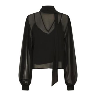 Gestuz Blouses, female, Black, Size: 2XS Blouses