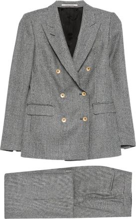 Tagliatore Completo sartoriale doppiopetto a quadri - Nero