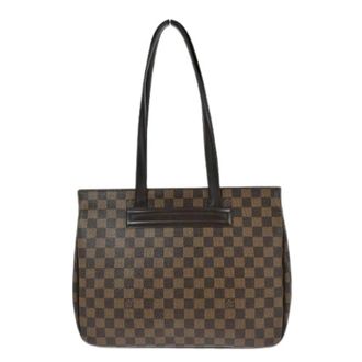 Louis Vuitton Pre-owned Tote Bags, female, Brown, Size: ONE SIZE Pre-owned Canvas Tote Bag