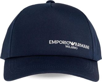 Emporio Armani Cappello da baseball con logo - Blu