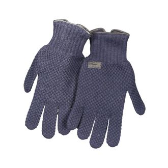 Harmont & Blaine Gloves, male, Blue, Size: XL Harmont & Blaine Blue Wool Glove