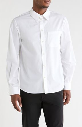 Helmut Lang Curve Classic Fit Button-Up Shirt in White at Nordstrom Rack, Size X-Large