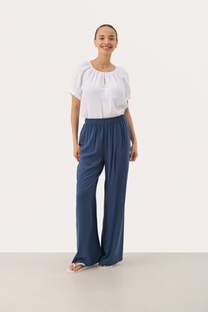 Part Two Casual broek Easy fit Oceana blue