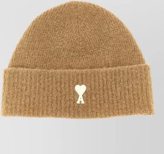 Ami alpaca-blend ribbed beanie