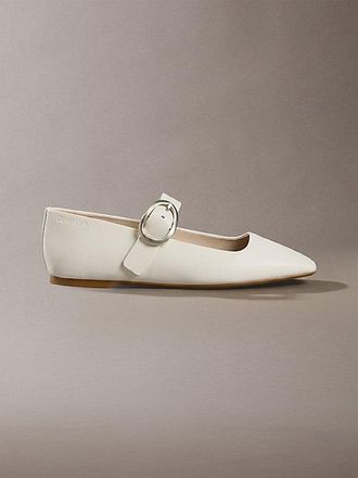 Calvin Klein Leather Mary Jane Ballerinas