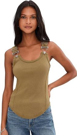 Free People We The Free Jamie Tank Top Womens Clothing Beehive : LG (Womens 12-14), Cotton/Elastane