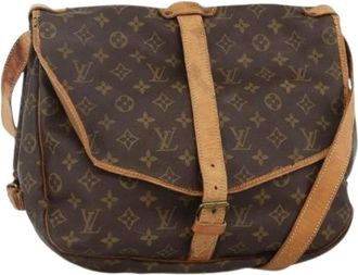 Louis Vuitton Pre-owned Cross Body Bags, female, Brown, Size: ONE SIZE Pre-owned Monogram Canvas Shoulder Bag