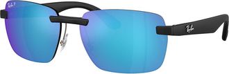Ray-Ban RB4470CH Polarized 601SA1 Mens Sunglasses Black Size 59