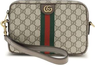 Gucci Tassen, Dames, Veelkleurig, ONE Size, Katoen, Ophidia Small Shoulder Bag