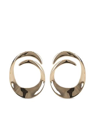 Self Portrait Self -Porträt -Wirbelohrringe