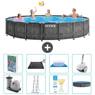 Intex Piscina Prism Frame Redonda - 549x122 Cm - 9-piezas S600