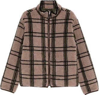 RANRA Check-pattern Fleece Jacket