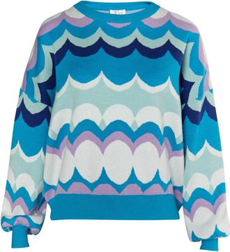 Izia Jumper Dames Blauw Veelkleurig
