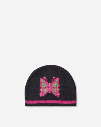 Chopova Lowena Cyber Butterfly Beanie Black / Multicolor