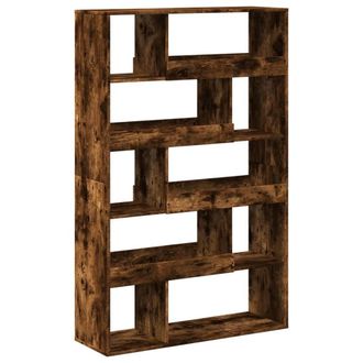 Berkfield Home Room Divider Smoked Oak100x33x156.5 cm Engineered Wood in Brown | Size: 100x33x156.5 cm