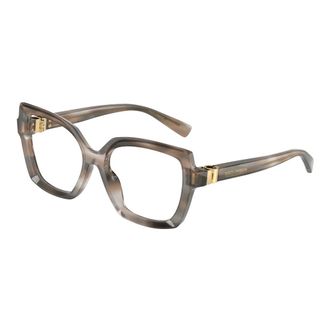 Dolce & Gabbana Glasses, female, Gray, Size: 53 MM Butterfly Optical Frame