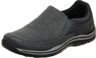 Skechers Mens, Expected Gomel Slip on Shoes Wide Width Gray 12 W