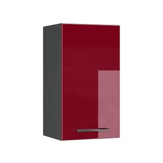 Vicco Pensile da cucina Fame-Line, Rosso bordeaux lucido, 40 cm Vicco