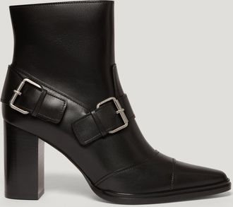 Belstaff Alder Boot Womens Smooth Leather Black Size UK 3