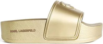 Karl Lagerfeld Ikon Kondo badslippers - Goud