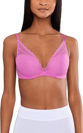 Chantelle Norah Chic Plunge T-Shirt Bra Womens Bra Rosebud : 38D, Elastane/Lace/Nylon