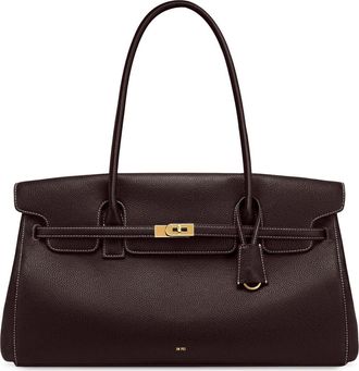 JW PEI Large Yara Faux Leather Shoulder Bag in Dark Brown at Nordstrom