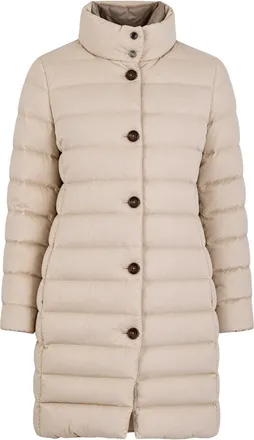 Moorer Aphelias3 Down Coat Almond