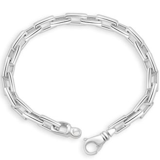 Pompeii3 Mens 14k Gold (27gram) or Platinum (50gram) 6mm Link Bracelet 8.5
