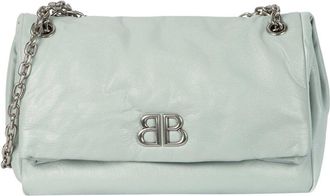 Balenciaga Monaco Medium Leather Chain Bag
