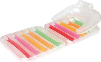 Trade Shop Trade Shop - Poltrona Materassino Pieghevole 201x89cm High Fashion Folding Louge Schienale 43023