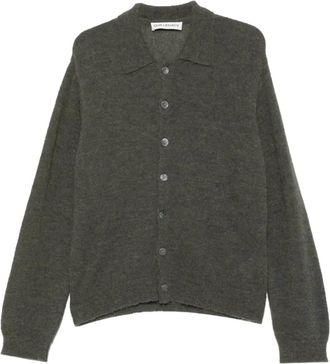 Our Legacy Vest van alpaca-wolmix - Groen