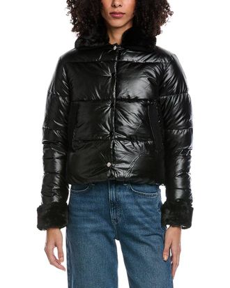La Fiorentina Metallic Puffer Jacket