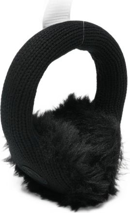 Moncler Logo-patch Chunky-knit Earmuffs