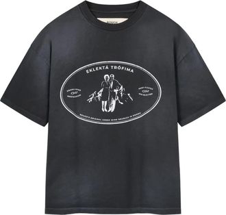 Rough. T-shirt con stampa grafica - Nero