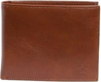 Original Penguin Bifold Leather ID Wallet in Lugg at Nordstrom Rack