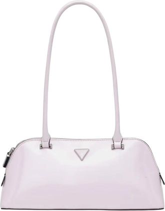 Guess Arnela Bowling Bag - Dames - Schoudertassen - Roze - ONE Size - Leer - Tassen