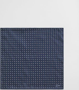 GANT Men Foulard Print Pocket Square (ONE SIZE) MARINE