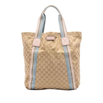 Gucci Pre-owned Gucci GG Canvas Web Tote Ladies MUEP68GWC7J2QFSS
