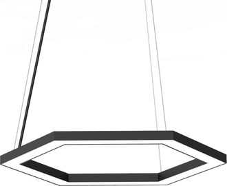 Lumicom Esagono L&aacute;mpara De Techo &Oslash;40 Monocolor Mate