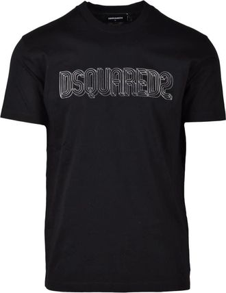 Dsquared2 Hombre, Camisetas, Negro, Talla: L