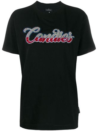 Marcelo Burlon CANDIES T-SHIRT BLACK MULTICOLOR - women - Cotton/Polyester - S