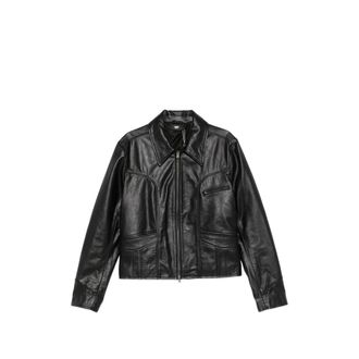 Amiri Leather Western-yoke Jacket