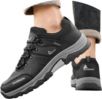 Generic Mens Hiking Boots Size 10.5 Uk, Mens Hiking Boots: Walking Shoes Trainers Breathable Cushioned Trail Running Shoe Waterproof Comfortable Mens Trekking