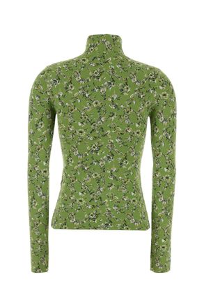 Loewe Embroidered Viscose Blend Sweater - Green